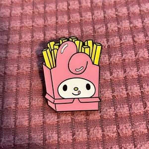 My Melody French fries Loungefly x Hello Kitty and Friends blind box pin